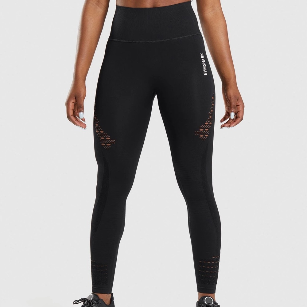 Gymshark energy seamless leggings S black